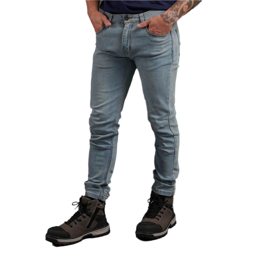 KingGee K13006 Urban Slim Coolmax Jeans - Vintage Indigo - Product View