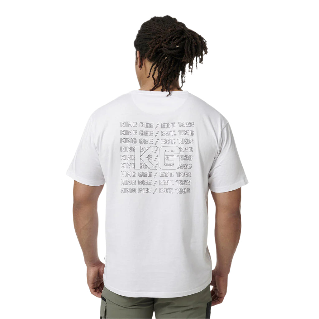 KingGee K14009 Mens Trademark Aus Cotton T