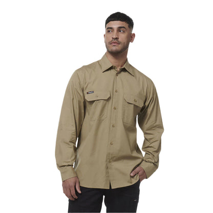 KingGee K14031 Mens Workcool Vented Shirt Long Sleeve