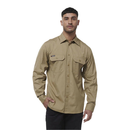 KingGee K14031 Mens Workcool Vented Shirt Long Sleeve