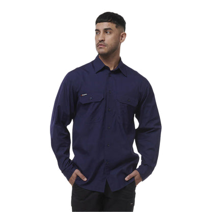 KingGee K14031 Mens Workcool Vented Shirt Long Sleeve