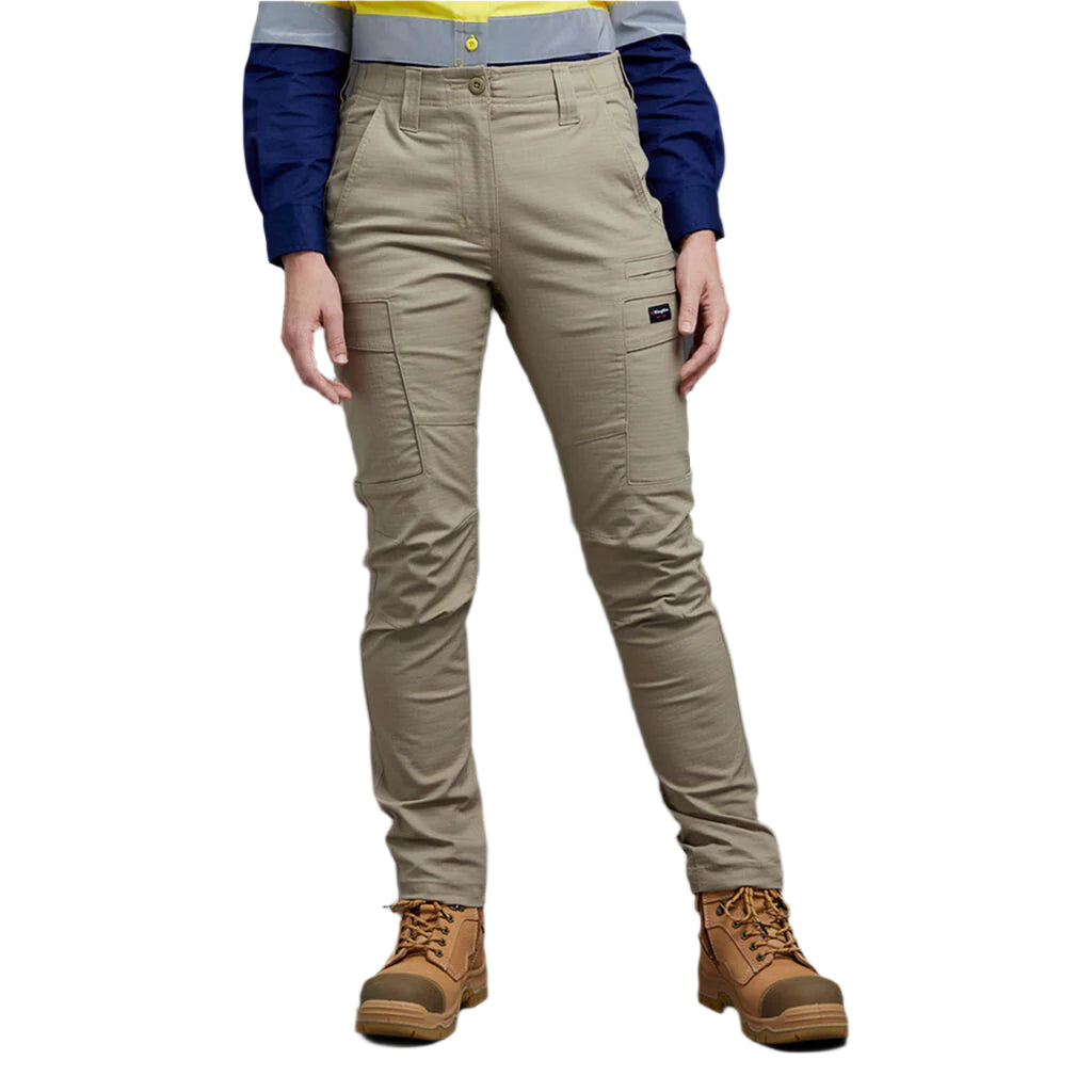 KingGee K43012 Womens Workcool Pro Stretch Pants - Khaki - Lifestyle