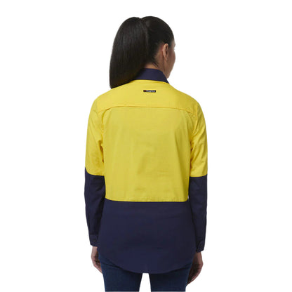 KingGee K44211 Womens Workcool Vented Closed Front Spiced Shirt