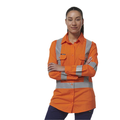 KingGee K44233 Womens Workcool Vented X Back Shirt