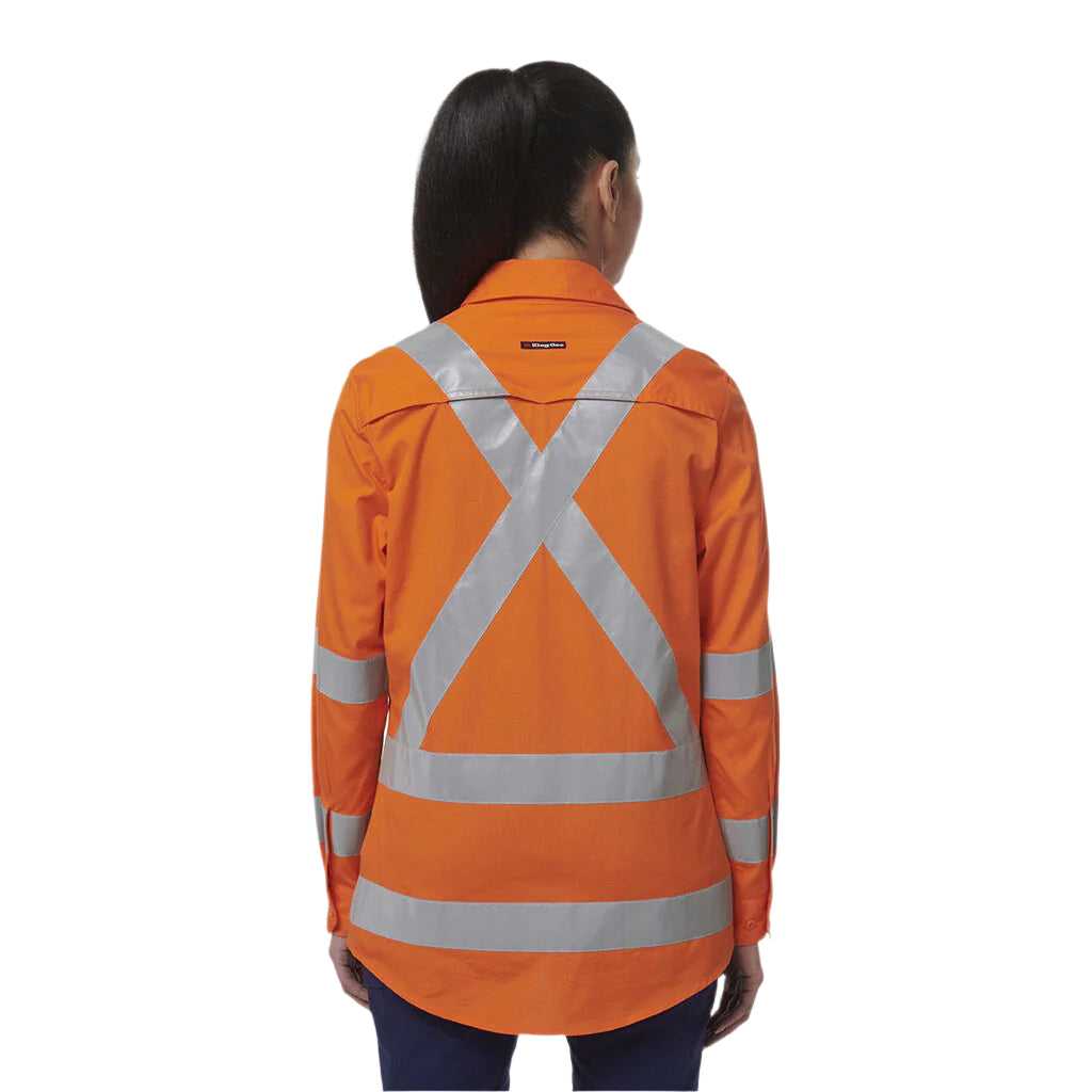 KingGee K44233 Womens Workcool Vented X Back Shirt