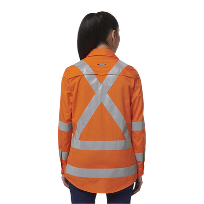 KingGee K44233 Womens Workcool Vented X Back Shirt
