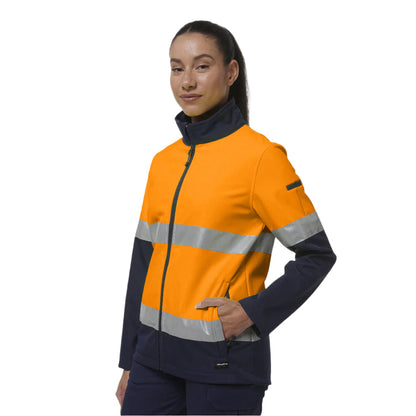 KingGee K45006 Womens Reflective Spliced Soft Shell Jacket