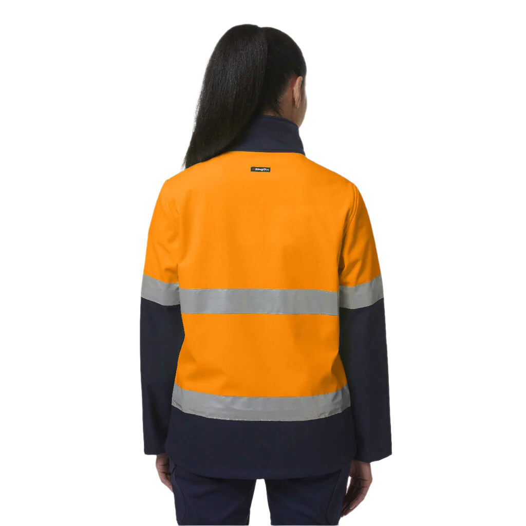 KingGee K45006 Womens Reflective Spliced Soft Shell Jacket