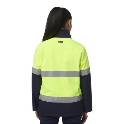KingGee K45006 Womens Reflective Spliced Soft Shell Jacket
