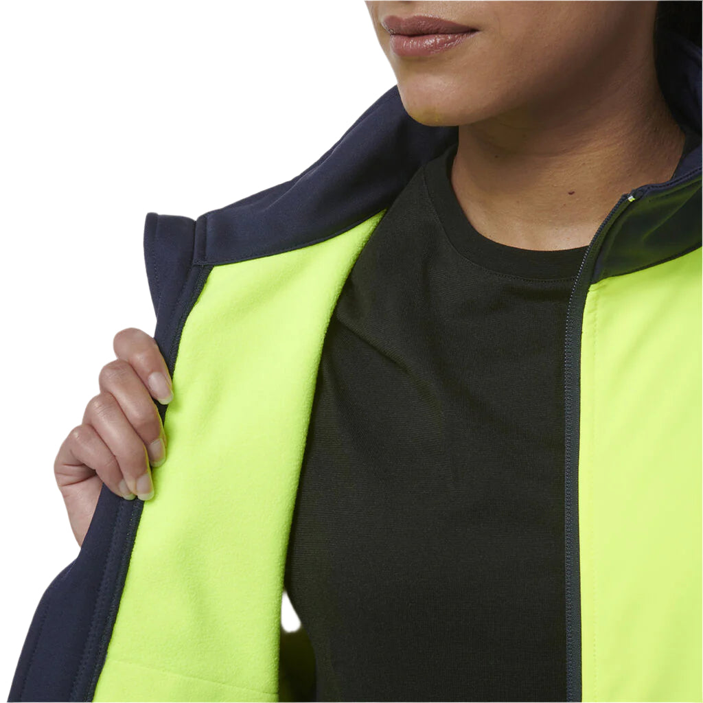 KingGee K45006 Womens Reflective Spliced Soft Shell Jacket