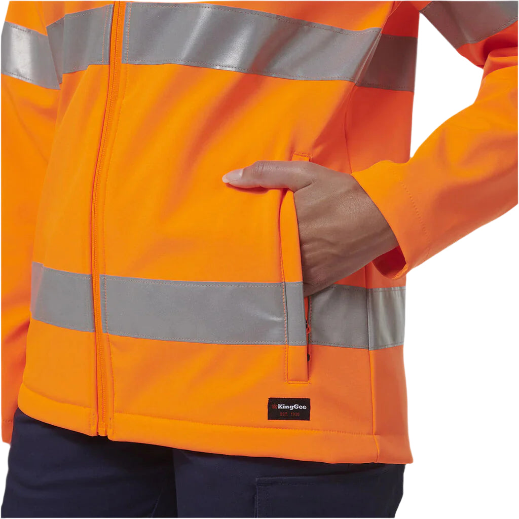 KingGee K45007 Womens Reflective Soft Shell Jacket