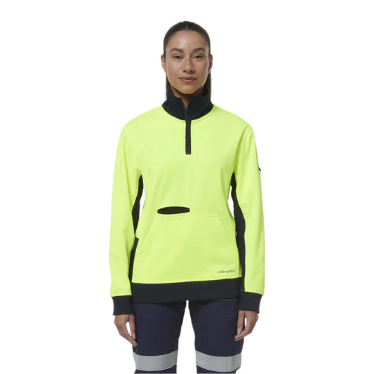 KingGee K45008 Womens Spliced 1/4 Zip Fleece