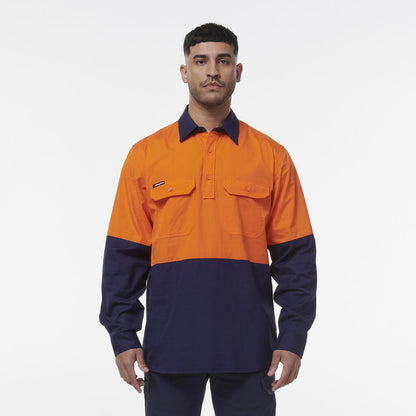 KingGee K54011 Workcool Vented closed Front Spliced Shirt