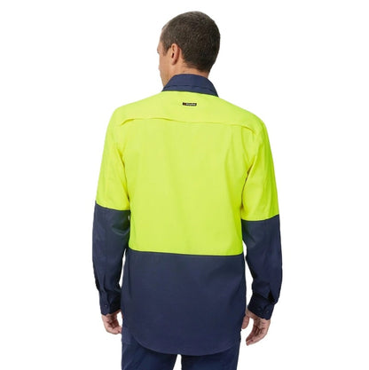 KingGee K54036 Drycool Hi-Vis Spliced Shirt Long Sleeve