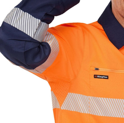 KingGee K54037 Drycool Hi-Vis Taped Shirt Long Sleeve