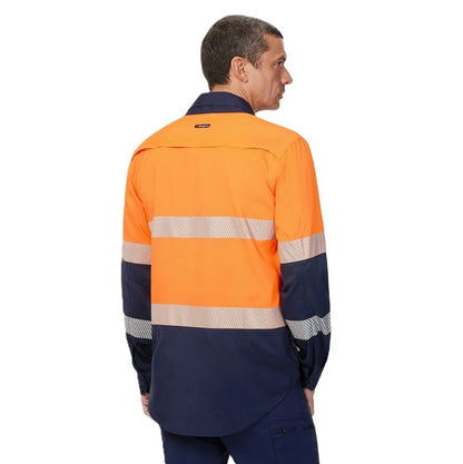 KingGee K54037 Drycool Hi-Vis Taped Shirt Long Sleeve