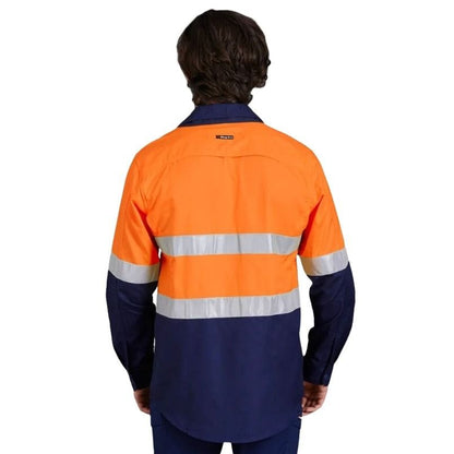 KingGee K54880 Workcool 2 HiVis Reflective Spliced Long Sleeve Shirt