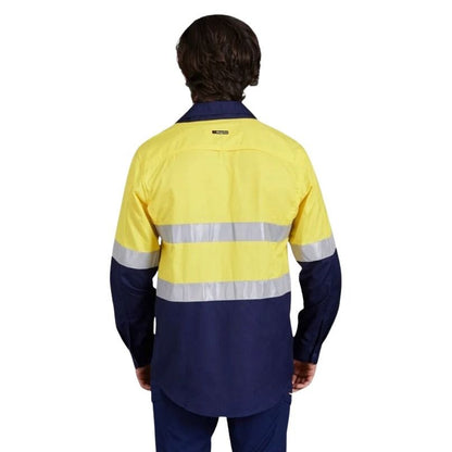 KingGee K54880 Workcool 2 HiVis Reflective Spliced Long Sleeve Shirt