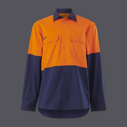 KingGee K54912 Workcool Vented Spliced Shirt Long Sleeve