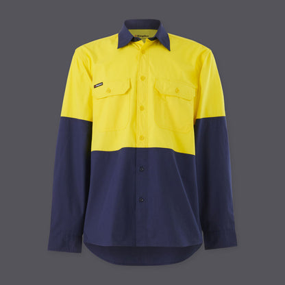 KingGee K54912 Workcool Vented Spliced Shirt Long Sleeve