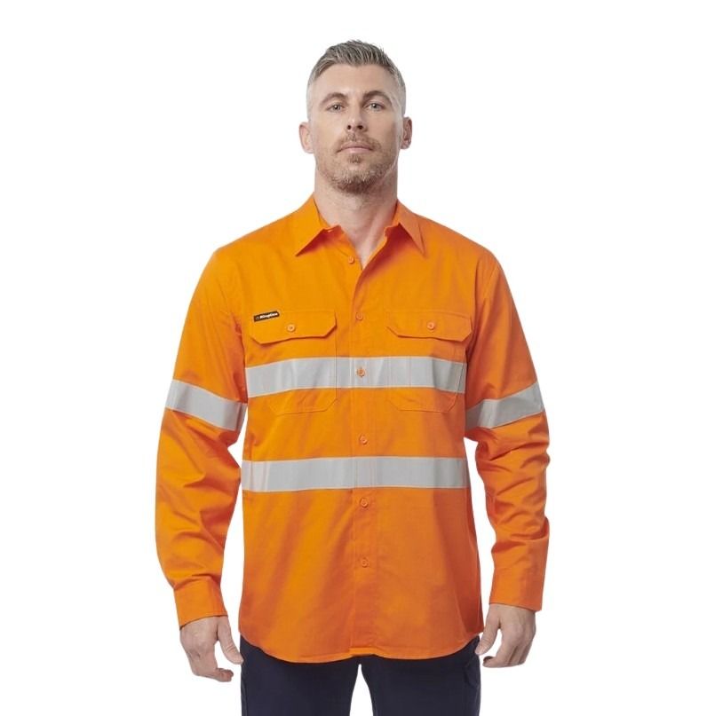 KingGee K54915 Workcool Vented Shirt Tape Long Sleeve