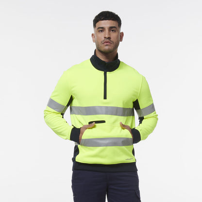 KingGee K55040 Reflective Spiced 1/4 Zip Fleece