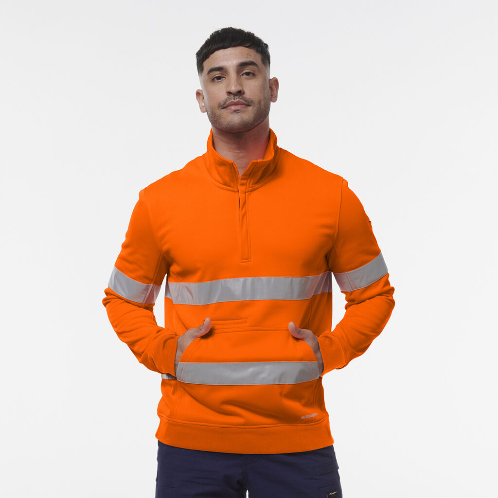 KingGee K55048 Reflective 1/4 Zip Fleece