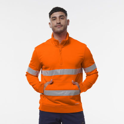 KingGee K55048 Reflective 1/4 Zip Fleece