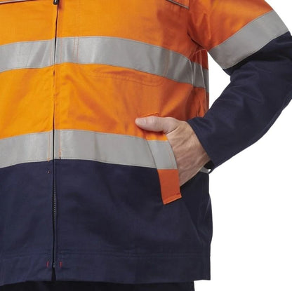 KingGee K55905 Reflective Spliced Drill Jacket