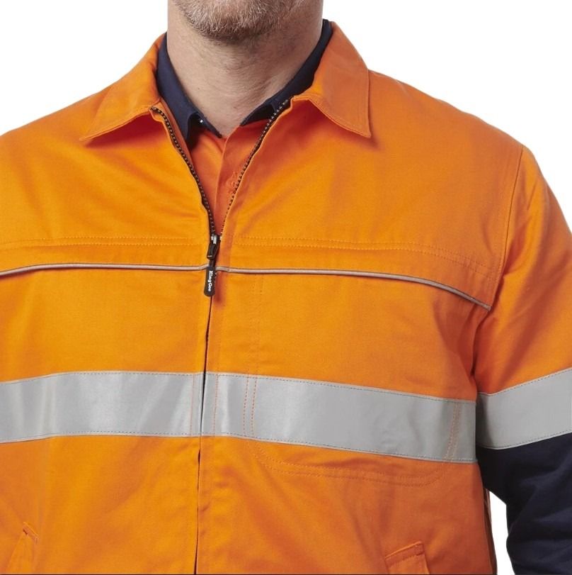 KingGee K55905 Reflective Spliced Drill Jacket