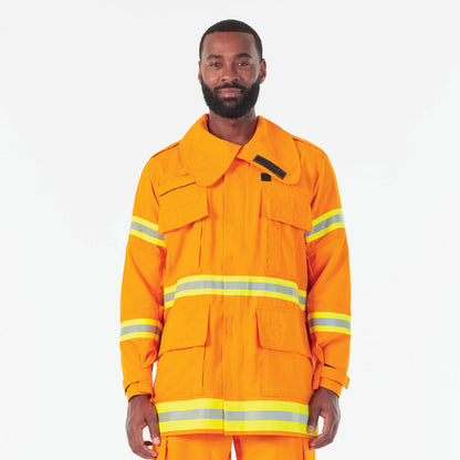 KingGee K85000 Mens Wildlands Firefighting Hi Vis Coat