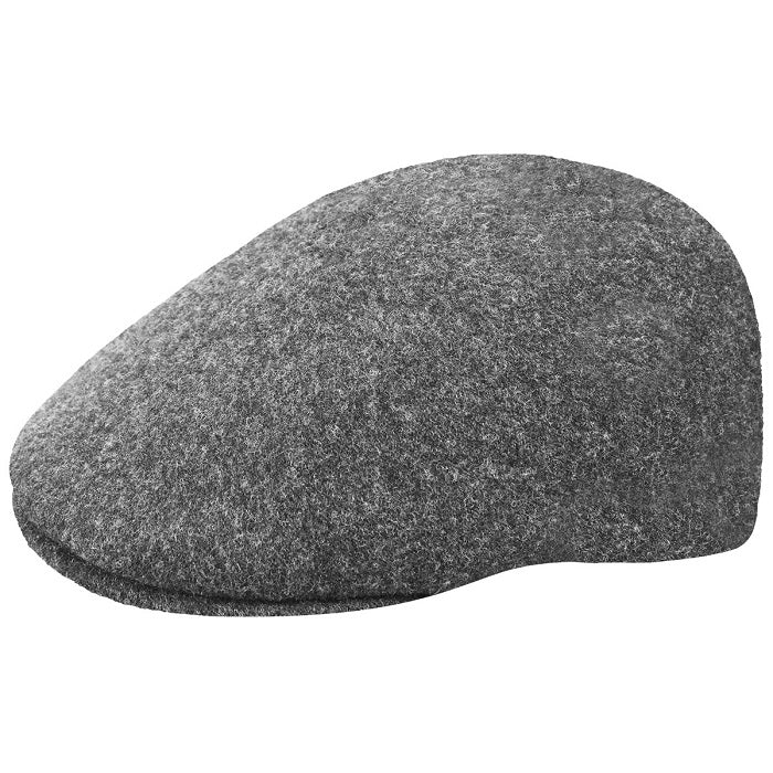 Gray charcoal dark flannel heritage style Kangol K0875FA Seamless Wool 507 Cap