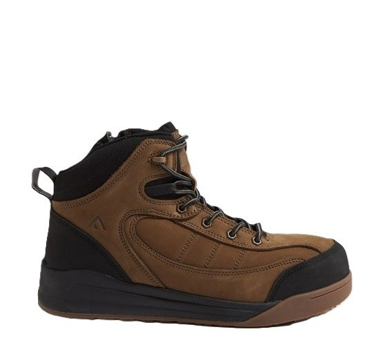 Zip suided Brown airport scanner safe Colorado CF12348 Kembla Lace-up Safety Boots