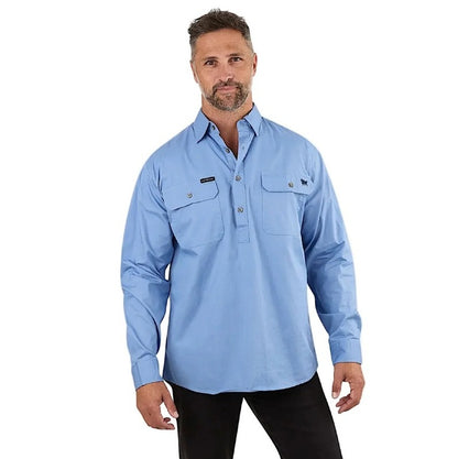Ringers Western 171110002 King River Mens Half Button Work Shirt