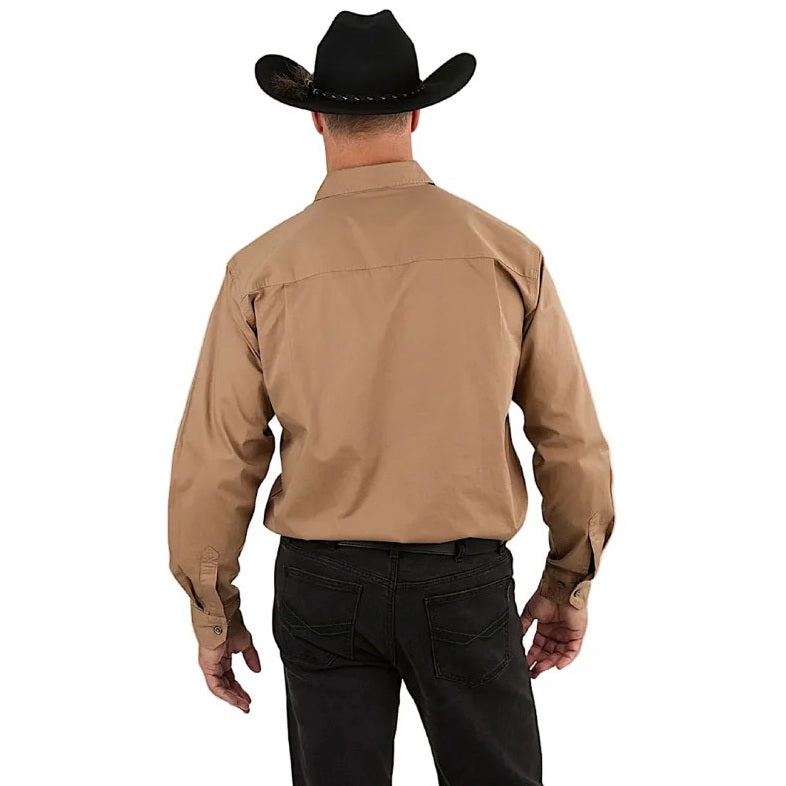 Ringers Western 171110002 King River Mens Half Button Work Shirt