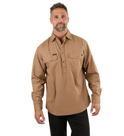 Ringers Western 171110002 King River Mens Half Button Work Shirt