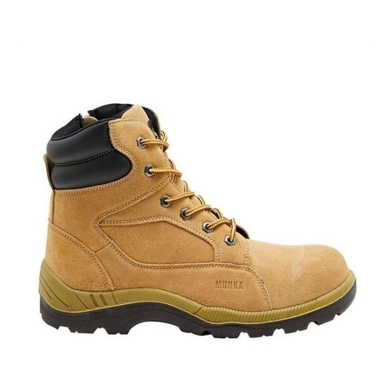 Munka MFW21166 Protective Girder Zip Safety Boots - Wheat
