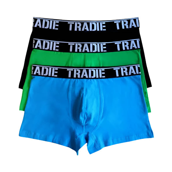 Tradie MJ1194WK3 3 Pack Fitted Trunk - Assorted - Product View