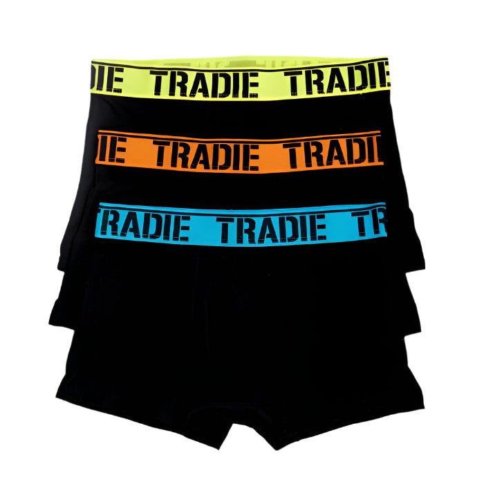 Tradie MJ1194WK3 3 Pack Fitted Trunk - Assorted - Product View
