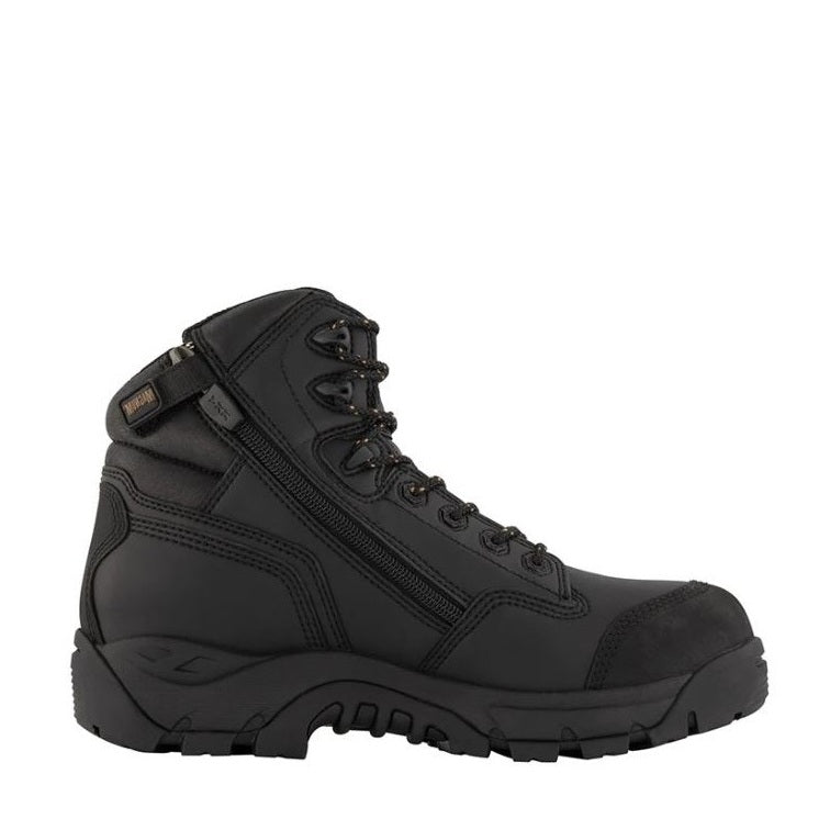 Black zip sided  Magnum MPW100 Precision Max Women's Composite Safety Boots