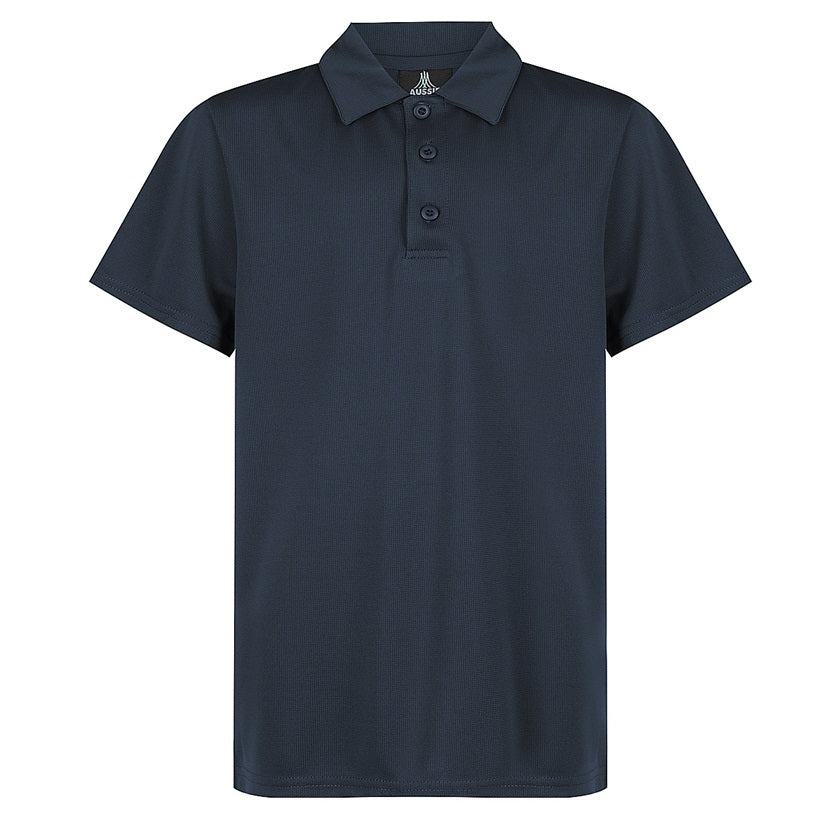 Aussie Pacific N3307 Botany Kids Polo - Navy - Front View