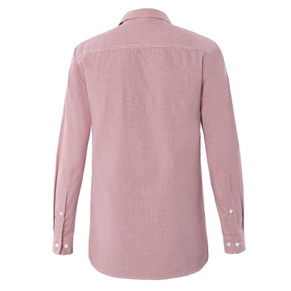 Pilbara RMPC063 Mens Y/D Check Dual Pocket L/S Shirt