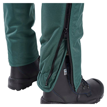 Snakesafe snake gaiters with a no rust side zipper from top to bottom for easy access and removal