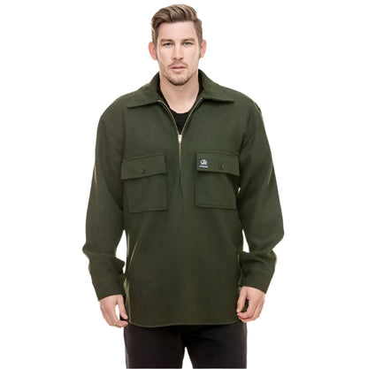 Swanndri SSD0107 Men's Ranger Wool Zip Front Bushshirt