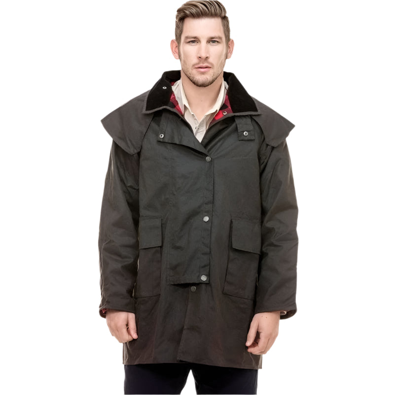 Swanndri SW194024M Baxter Oilskin Short Coat