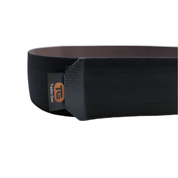 Tradies Gear TGBELT Black/Brown Belt 38Mm Width - Rolled Belt Detail View