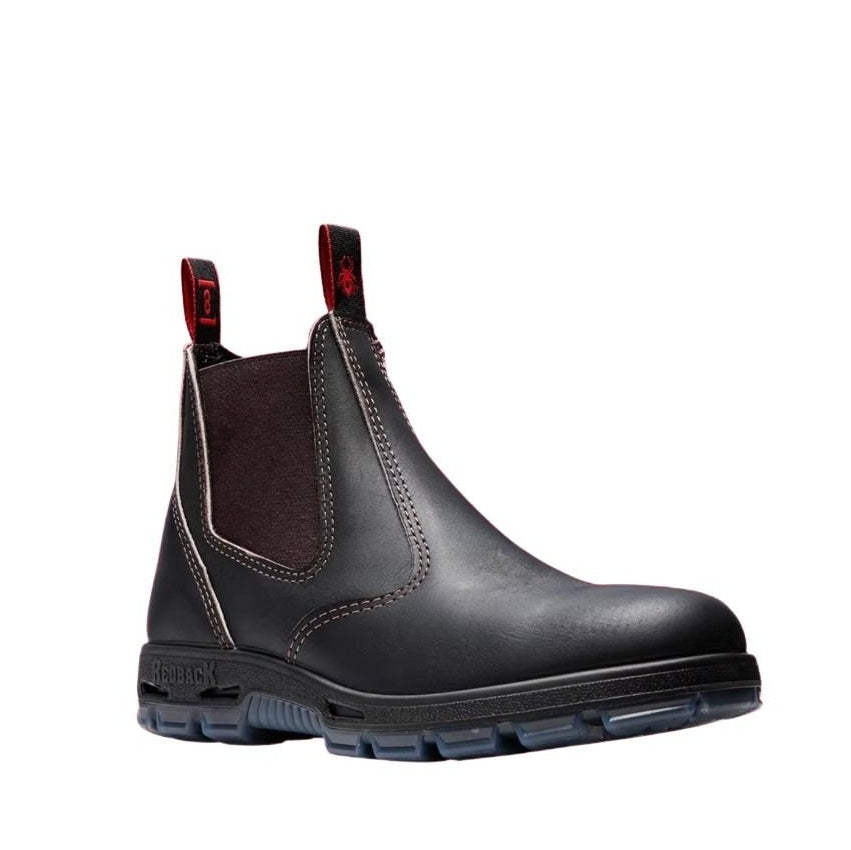 Claret Redback USBOK Bobcat Elastic Sided Safety Boots
