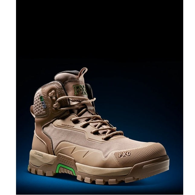 FXD WB-6 Nitrolite™ Work Safety Boots - Stone - Angled View