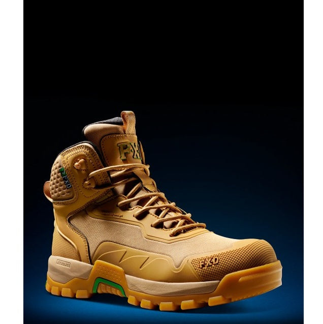 FXD WB-6 Nitrolite™ Work Safety Boots - Wheat - Angled View