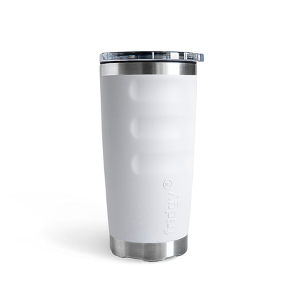 White easy release lid stainless steel double insulated Fridgy FRI600 600ML Tumbler